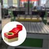 CNC Dust Show Red Red Professional Nylon Conveniente Macchina per incisione