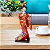 11 pollici Kimono giapponese Geisha Doll Kokeshi Artigianato Decorazione della