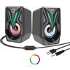 LINQ Speaker Multimediali LinQ S8508 per PC TV Smartphone con LED RGB e Suono Potente