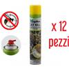 Papillon 12 x Insetticida Spray Anti Vespe Calabroni JET KILL Vespai Nidi 750 ML Tafani