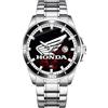 Stilecorse Orologio da polso in Acciaio per amanti Honda Moto Passion Sport CBR Africa Twin