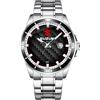 Stilecorse Orologio da polso in Acciaio per amanti Suzuki Moto Sport GT Carbon Look GSX-R