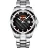Stilecorse Orologio da polso in Acciaio per amanti Harley & Davidson Heritage Stripe Sport