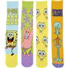 A2Z 4 Kids Uomo Calzini Confezione Di 4 Spongebob Squarepants Caviglia Licenza Ufficiale
