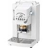 FABER MACCHINA DA CAFFE' A CIALDE PRO DELUXE PURE WHITE CROMATO
