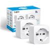 TP-Link Tapo P105(2 pack) Presa Smart Italiana WiFi Intelligente Smart Plug Controllo