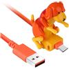No di Ricarica USB-C A Forma di Cane Che Si , Divertente Caricabatte7611