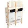 small foot Stalla per cavallucci, box in legno per due cavallucci, per bambini dai 3 anni, 12795