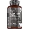 WeightWorld Maca Peruviana 180 Capsule Vegane 1 al Giorno (6 Mesi) Estratto 100:1 Maca Nera