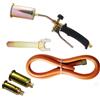 topolenashop Cannello Saldatore a Gas GPL per Guaine Asfalto Kit 3 in 1 con 3 Becchi 25/35/50