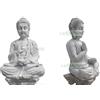 FratelliVagnoni Statua Buddha budda buddah in cemento marmo pietra 82 cm arredo giardino sacro