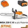 STIHL Motosega STIHL BATTERIA TIPO MSA 160C-B - MSA 200C-B - MSA 220 C-B Professionali
