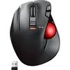 ELECOM Mouse Wireless Solo Sinistro Palla Rossa 6 Pulsanti Nero M-XT4DRBK-G
