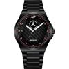Stilecorse Orologio da Polso Nero in Acciaio Fan Art Mercedes Benz AMG Sport GT Carbon Look