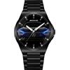 Stilecorse Orologio da Polso Nero in Acciaio Fan Art Mercedes Benz GT AMG Sport Frontale