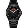 Stilecorse Orologio da Polso Nero in Acciaio Fan Art Harley & Davidson GT Carbon Look Sport