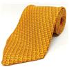 HERMÈS Cravatta collo HERMES nuova mai usata arancione giallo geometrica scatola...