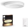 Philips Hue White Ambiance Plafoniera Smart Being, Luce Bianca da Calda a Fredda, 32W, Bianco, Telecomando Dimmer Switch Incluso
