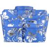 Aqua di Mare BORSA MARE RIB STOP QUADRATA IBISCUS METAL 100% PL AQUA DI MARE