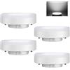 ILEEDear Faretto LED GX53 9W Bianca Fredda 6500K Equivalente a Lampada Alogena 71W Luce
