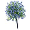 Fiori viola artificiali Ball Bush Lavori di lavaggio domestico fuori dalle