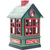 Decorazione da tavolo con carillon in legno natalizio per la decorazione del