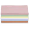 Magnetoplan 111151510 scheda di moderazione rosa, verde, giallo, bianco, blu, arancione, rettangolare, 200 x 100 mm, 500 pezzi