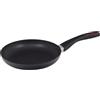 RB RENBERG Renberg Gustoso Padella 30 x 5 cm Acciaio Inox Alluminio pressato induzione Collezione Tasty, Rosso