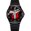 Stilecorse Orologio da Polso Nero in Acciaio Fan Art Honda Africa Twin Moto Sport Adventure