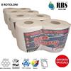 Rotoloni carta rotoli multiuso asciuga tutto casa officina industriale bobina di