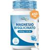 VitaminPure Magnesio Bisglicinato Capsule 450mg con Vit B6 210 Capsule Vegane Forma Chelata