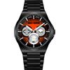 Stilecorse Orologio da Polso Nero in Acciaio Fan Art Harley & Davidson Track Master Moto