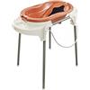 Rotho Babydesign 21042 0329 0101 Top Stazione per bagnetto, con vaschetta, cavalletto, schienale rimovibile e tubo di scarico flessibile, 0-12 mesi, langustino