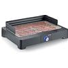 SEVERIN Barbecue Elettrico da Tavolo, 2200W, Pochi Fumi, SafeTouch, Griglia Inox, Cavo Lungo 140cm, 52,2 x 39,3 x 15,0 cm, Nero - PG 8565
