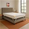 Comfy Line Topper rigido Francese 140x190 per Materasso in Poliuretano Espanso 5,5 cm