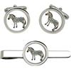 Zebra Gemelli E Fermacravatta Set