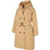 Woolrich Giacca Donna Woolrich Doppiopetto 2in1 Beige Con Cappuccio Primaloft PPR870