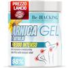 Be-HACKING Arnica Gel Forte con Artiglio del Diavolo 550ml Crema Effetto Termico Freddo Extra Forte Arnica Massaggio Super Concentrato Pomata Antinfiammatoria Sollievo da Mal di Schiena e Dolore Cervicale