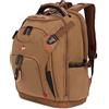 SwissGear Tool Bag Backpack, Fits Up to 17-Inch Laptop, Work Pack PRO, Brown Canvas