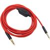 Cavo audio per cuffie da gioco da 6,5 piedi Jack da 3,5 mm per Astro A10 A40