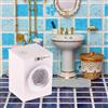 Set di Mobili per Casa Delle Bambole con Lavatrice Elettrica per Bambini