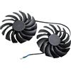 2x Ventole per Scheda Grafica a 4 Pin per Computer PC per MSI GTX1080Ti 1070