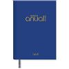 Casterli -Casterli - Agenda annuale 2024 Basic Edition, Giorno pagina - Basic Pastello. (Blu marino) con coperchio foderato e imbottito, lettere 2023 stamping in oro. Con formato A5, 16 x 22 cm