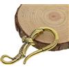 Portachiavi con gancio in ottone Biker Rock per portachiavi, accessorio per