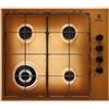 ELECTROLUX EGS6414T PIANO COTTURA A GAS 4 FUOCHI 60CM COLORE TERRA DI FRANCIA