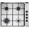 De'Longhi FLI 46 ASV piano cottura Acciaio inox Da incasso 58 cm Gas 4 Fornello(