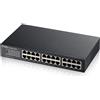 ZyXEL GS1100-24E Switch di Rete Non gestito Gigabit Ethernet (10/100/1000) Nero
