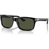 Persol OCCHIALI DA SOLE PERSOL PO 3048 S 95/31 58 - 19 LARGE SUNGLASSES NERO - BLACK