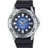 CASIO MTD-140-2A Marine Sports Orologio Uomo Bracciale Gomma Diver Style