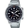 CASIO MTD-130D-1A4 Orologio Uomo Acciaio Bussola Manuale Colore Nero